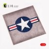 KELIK KS48027 US Roundel - Acrylic 3 mm (240 x 240 mm) (190g) 1/48